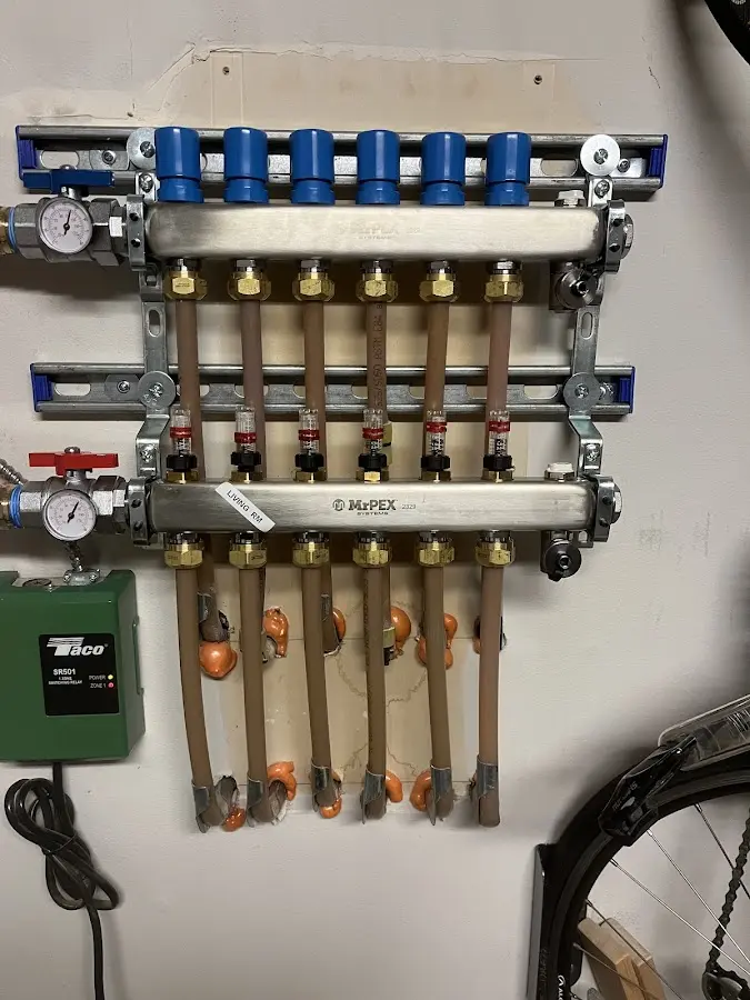 Plumber performing Gas Line Installation at a residential property in Fort Defiance